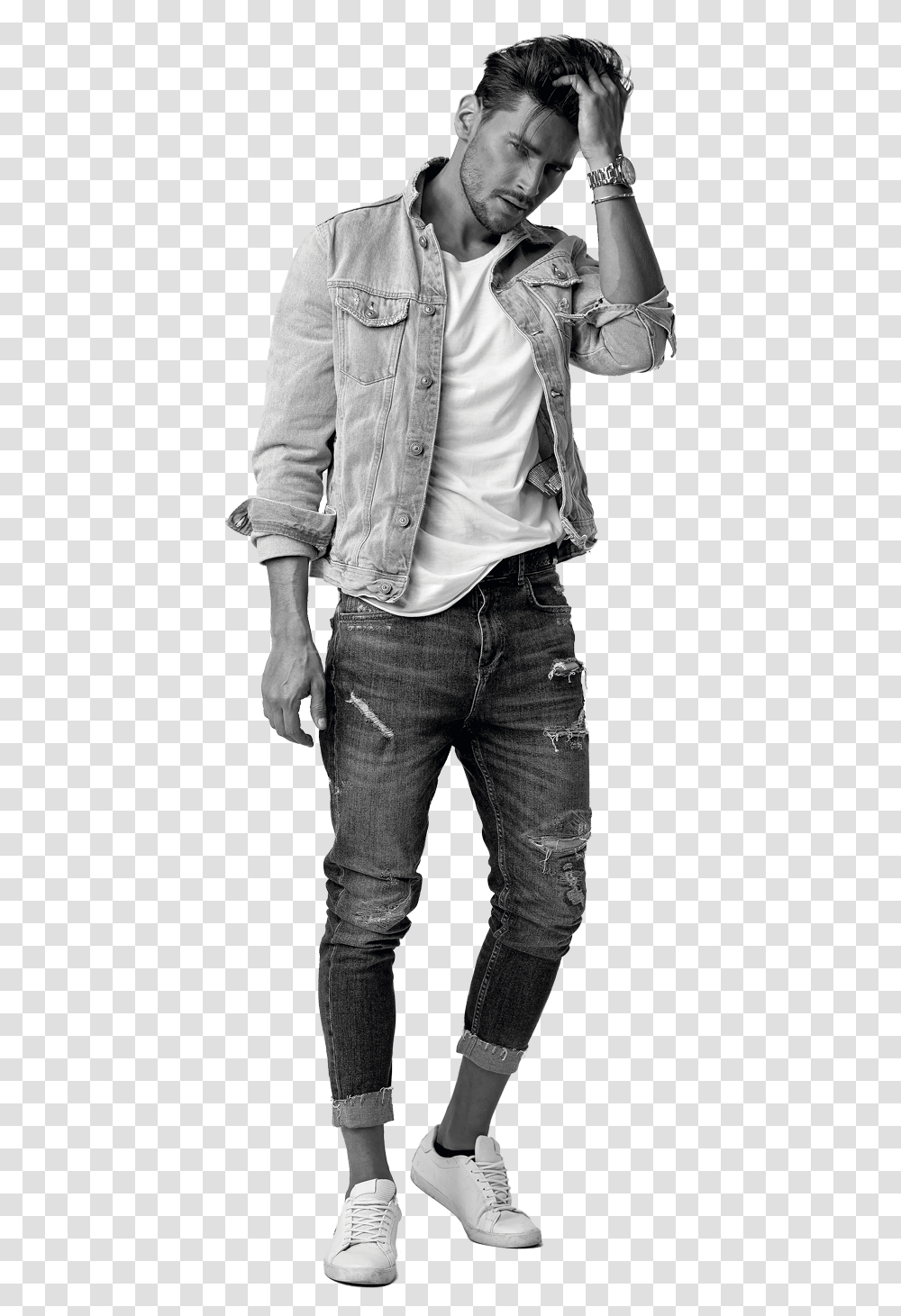 Standing, Pants, Person, Jeans Transparent Png