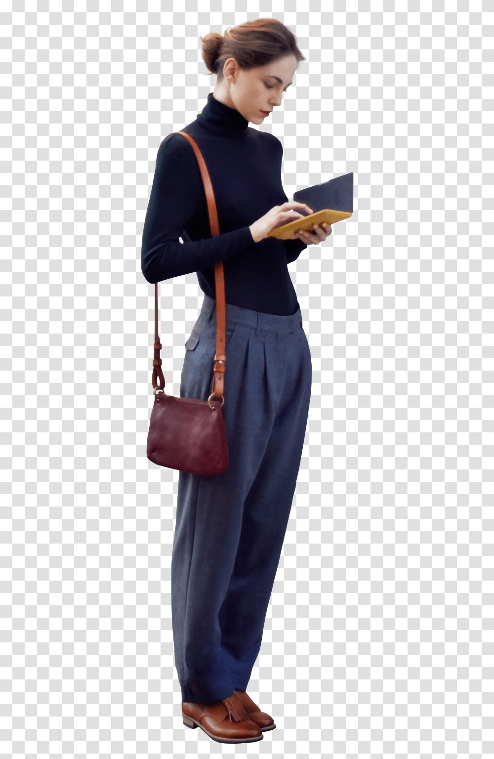 Standing, Person, Human, Handbag, Accessories Transparent Png