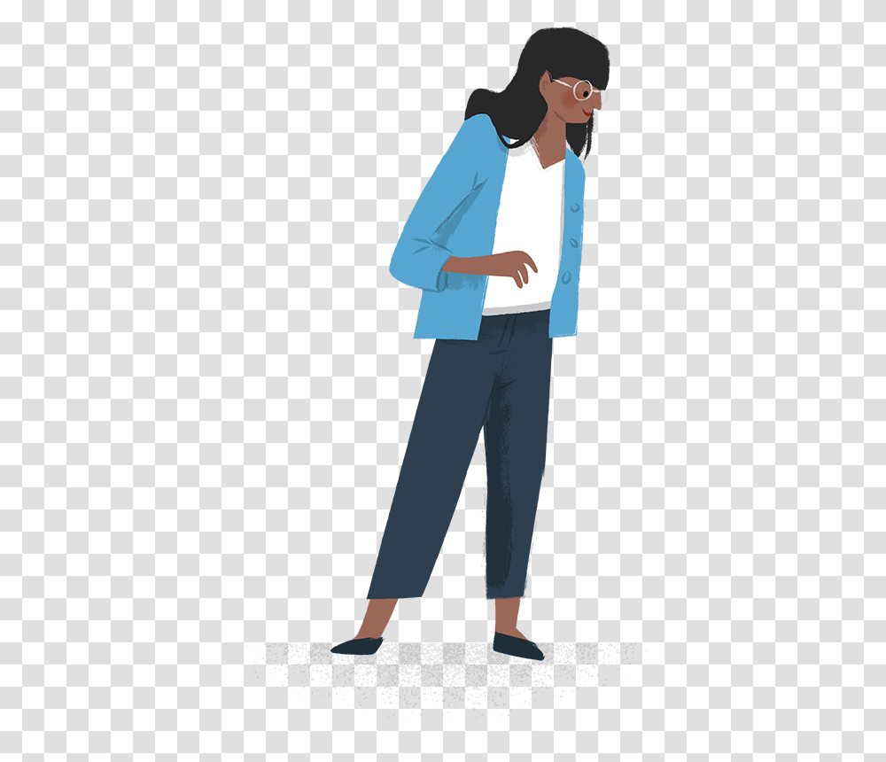 Standing, Person, Pants, Sleeve Transparent Png