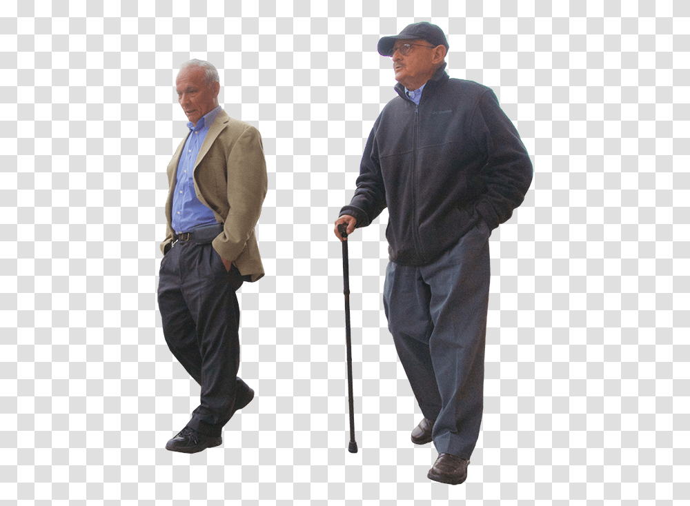 Standing, Person, Stick, Cane Transparent Png