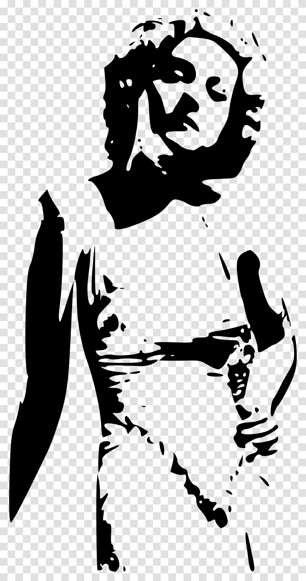 Standing Retro Woman Clip Arts Clip Art, Gray, World Of Warcraft Transparent Png