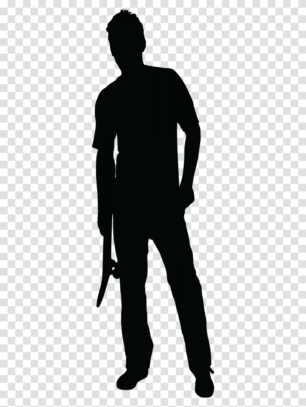 Standing, Silhouette, Person, Sleeve Transparent Png