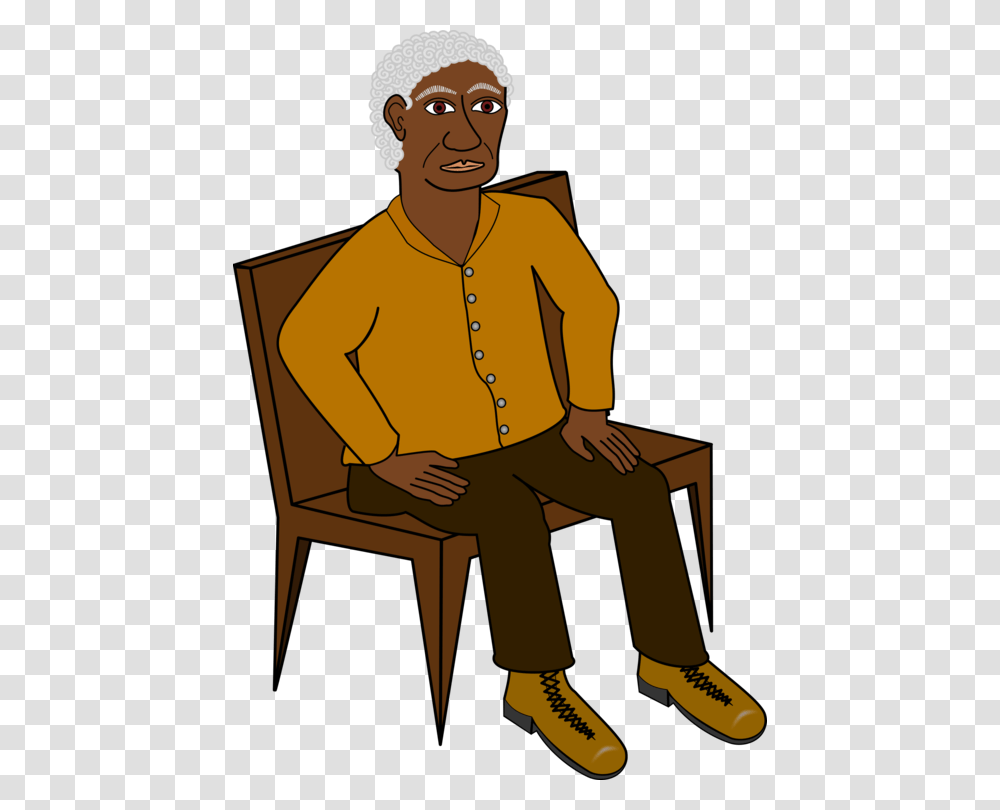 Standinghuman Behaviorart Man Sitting On A Chair Clipart, Person, Female, Woman Transparent Png