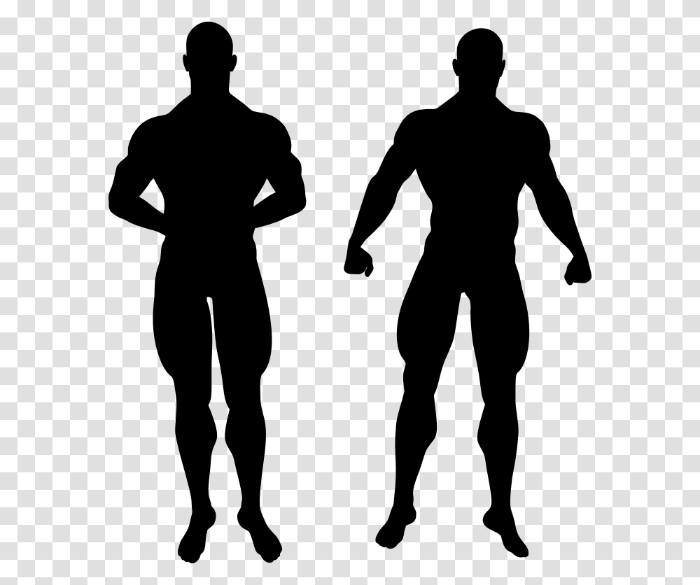 Standingshouldermuscle Silhouette Of Two Women Holding Hands, Gray, World Of Warcraft Transparent Png