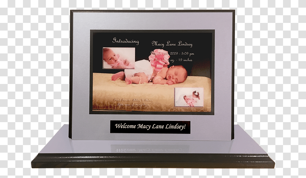 Standup Base Macy Plaque Baby, Newborn, Person, Human, Head Transparent Png