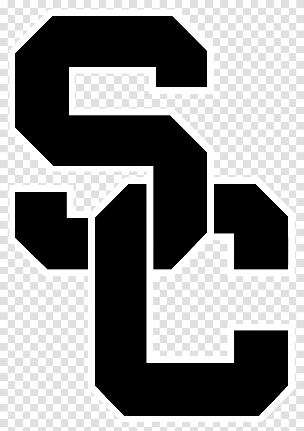 Stanford Vs Usc Logo, Maze, Labyrinth, Cross Transparent Png