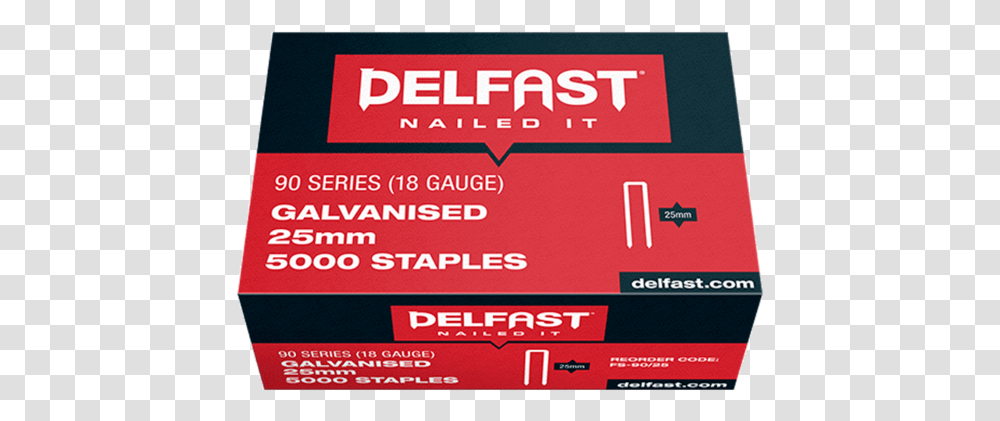 Staples 0026 Delfast Fs 90 25 5000 Mockup Label, Paper, Ticket, Advertisement Transparent Png