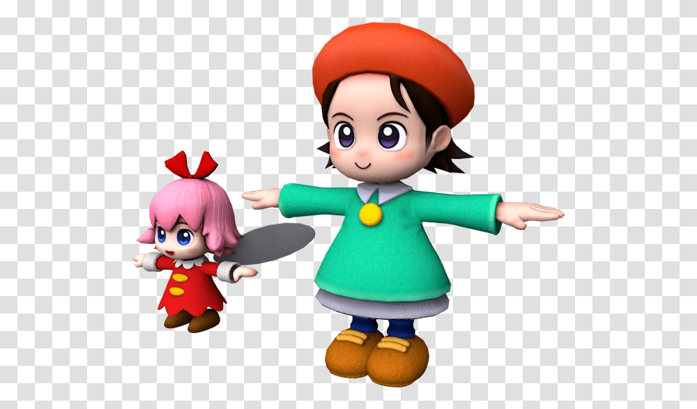 Star Allies Kirby Star Allies Adeleine And Ribbon, Doll, Toy, Figurine, Person Transparent Png