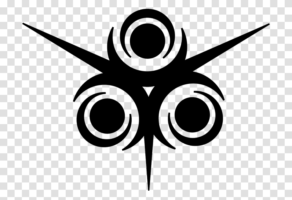 Star And Circle Tribal Tribal Circle, Logo, Trademark, Stencil Transparent Png