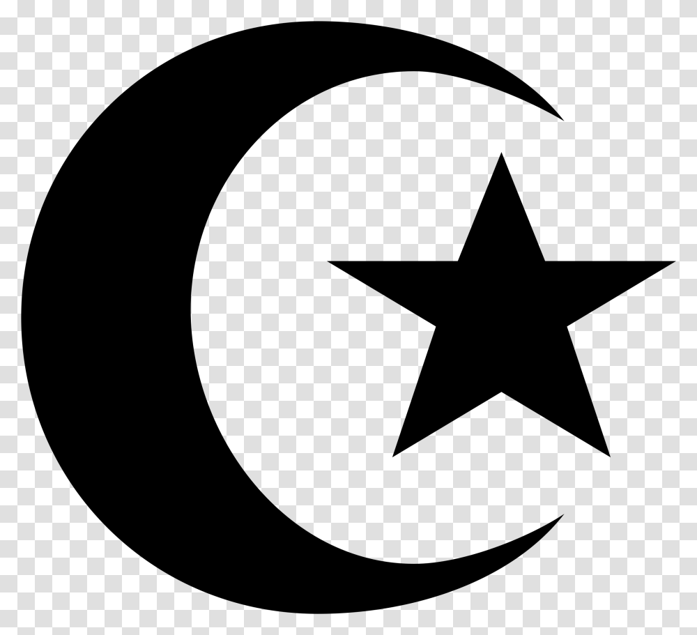 Star And Crescent Islam, Gray, World Of Warcraft Transparent Png