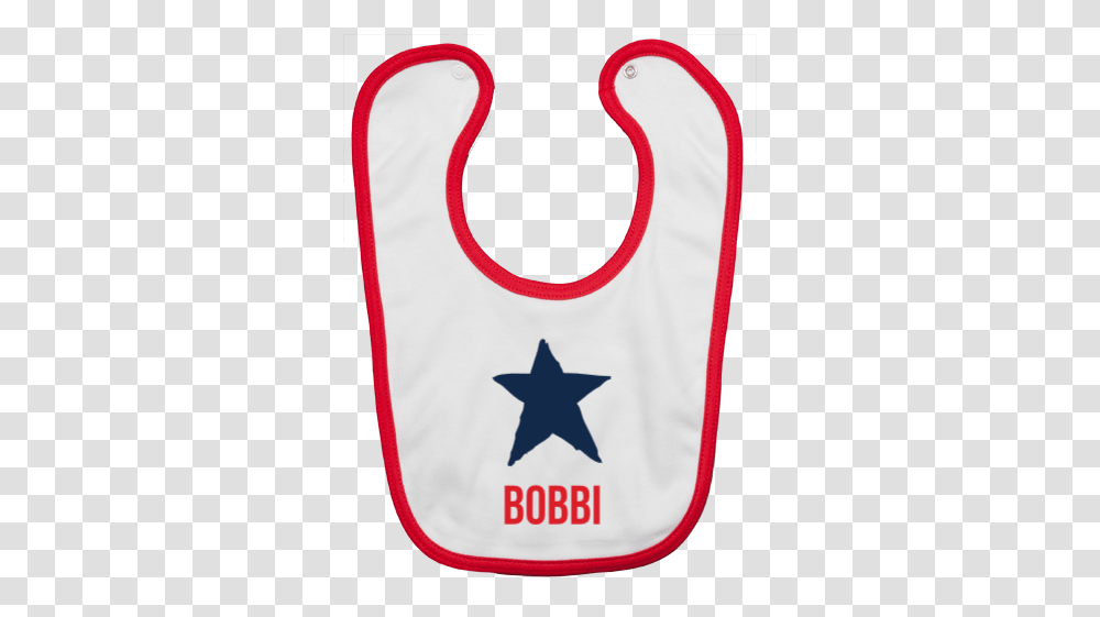 Star And Name Shopping Bag, Bib Transparent Png