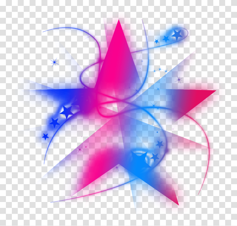 Star Background Neon Abstract Abstrakciya Illustration, Pattern, Ornament, Fractal, Light Transparent Png
