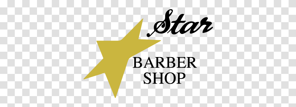 Star Barber Shop - Downtown Rutland Logo, Symbol, Star Symbol, Cross, Trademark Transparent Png