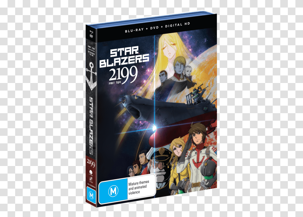 Star Blazers Part 1 Blu Ray, Person, Poster, Advertisement, Book Transparent Png