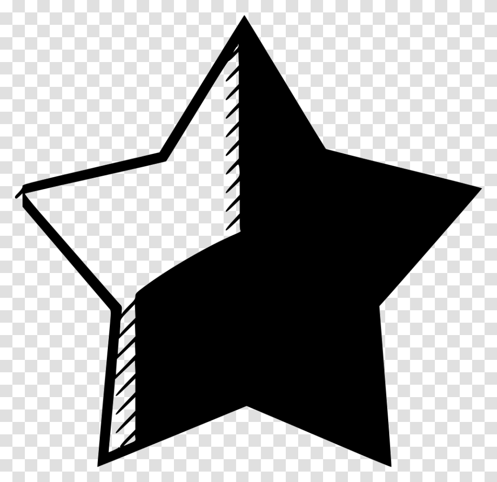 Star Bookmark Favorite Shape Icon Free Download, Star Symbol, Axe, Tool Transparent Png