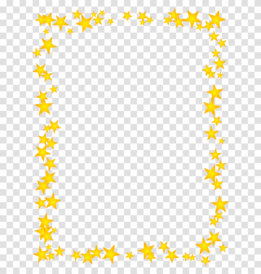 Star Borders Clipart, Paper, Page, Confetti Transparent Png