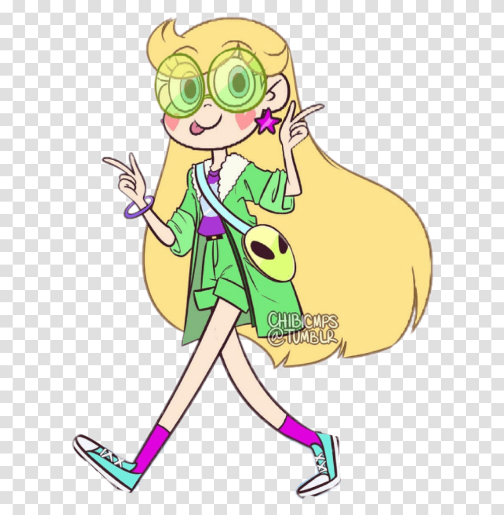 Star Butterfly Chibicmps Clipart Icon, Costume, Goggles, Accessories, Female Transparent Png