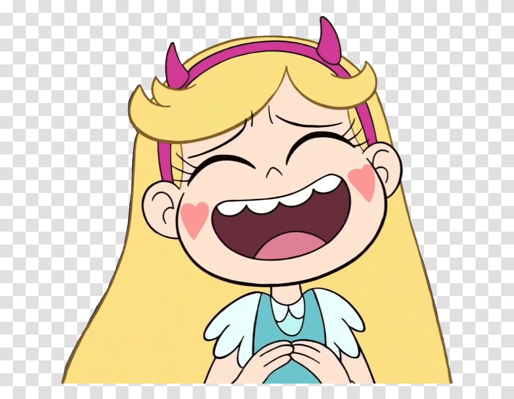 Star Butterfly, Cushion, Head, Face Transparent Png