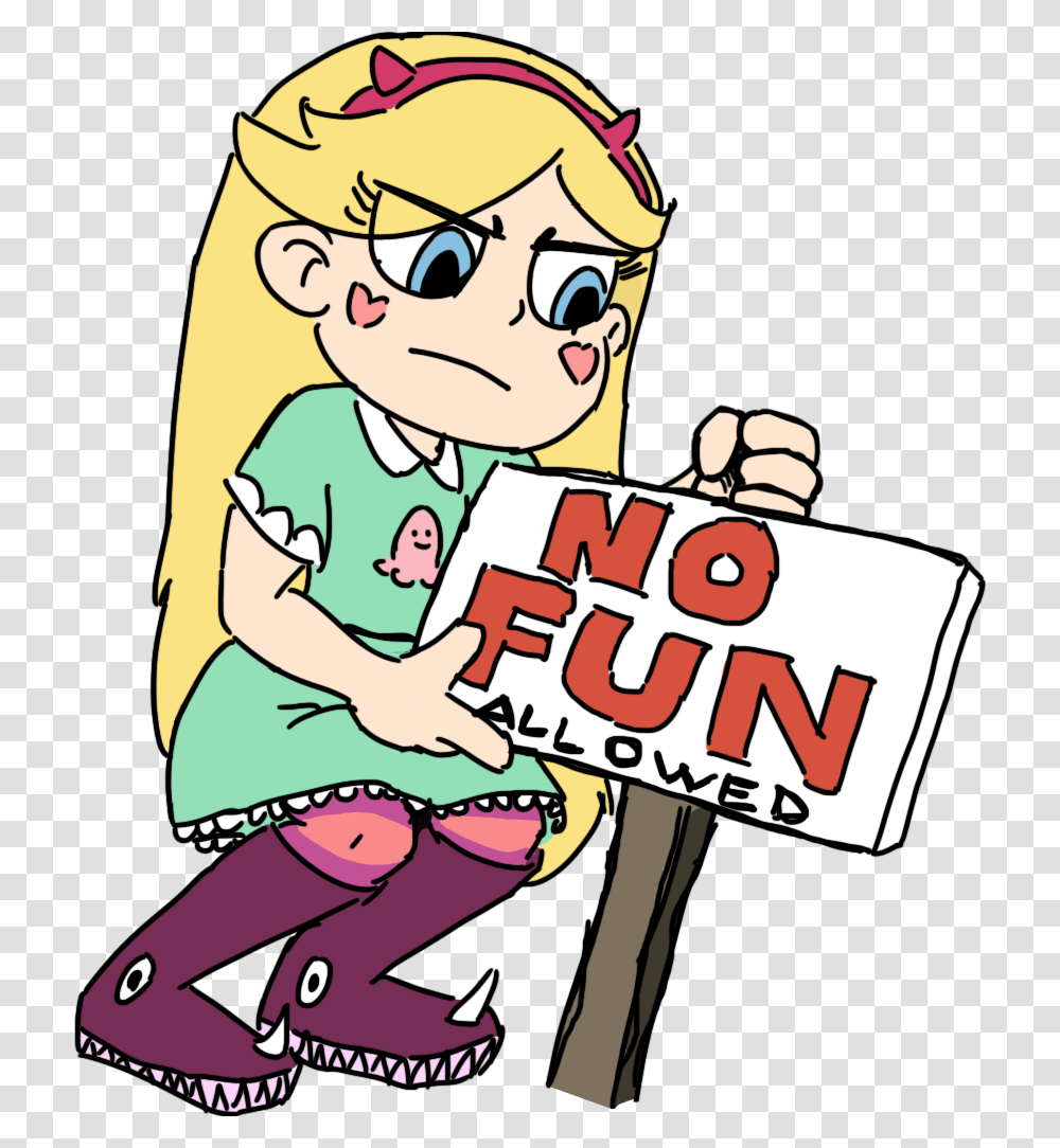 Star Butterfly Says No, Person, Girl, Female Transparent Png