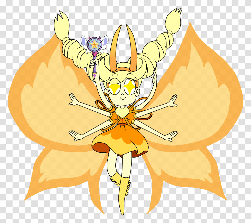 Star Butterfly Star Vs The Forces Of Evil Star Butterfly Form, Plant, Flower, Blossom, Pollen Transparent Png