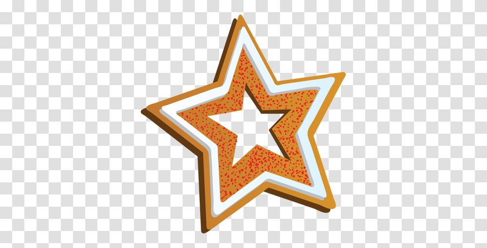 Star Christmas Cookie Clipart, Cross, Star Symbol Transparent Png