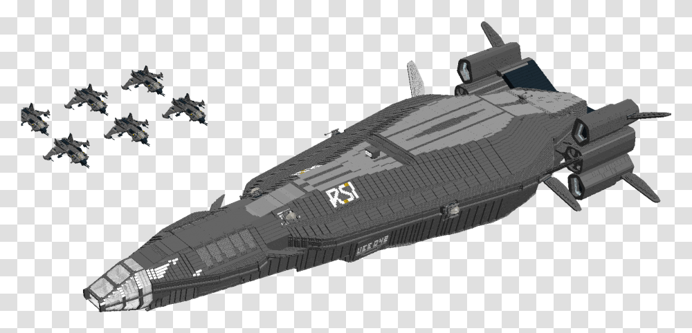 Star Citizen Capital Ships, Vehicle, Transportation, Gun, Weapon Transparent Png