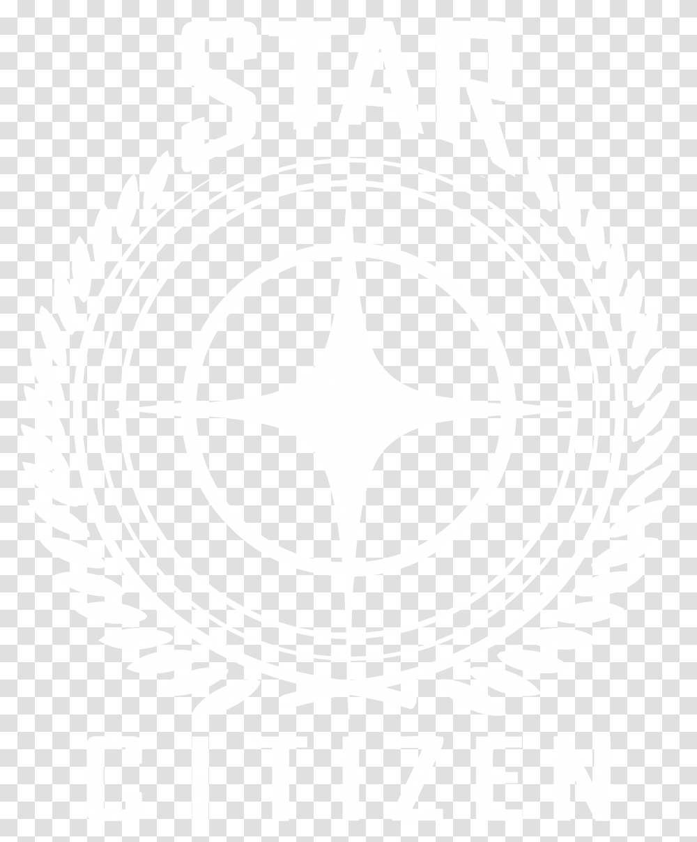 Star Citizen Logo, White, Texture, White Board Transparent Png