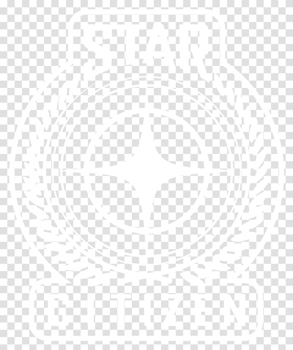 Star Citizen Merchandise Star Citizen Logo White, Emblem, Trademark, Rug Transparent Png