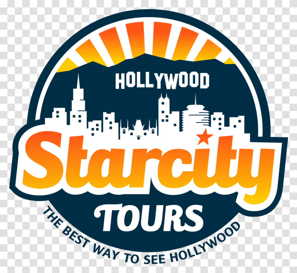 Star City Tours Hollywood, Label, Text, Word, Logo Transparent Png
