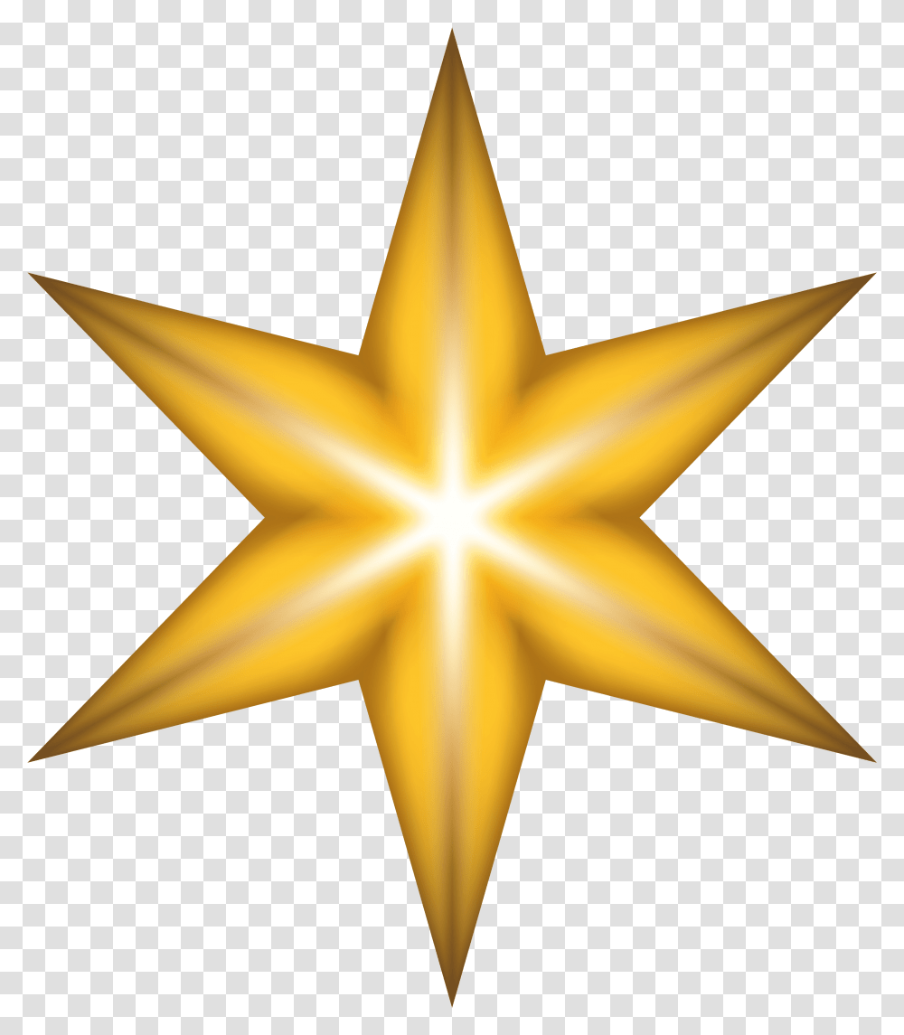 Star Clip Art Image Estrela Colorida De Oswald, Cross, Star Symbol Transparent Png