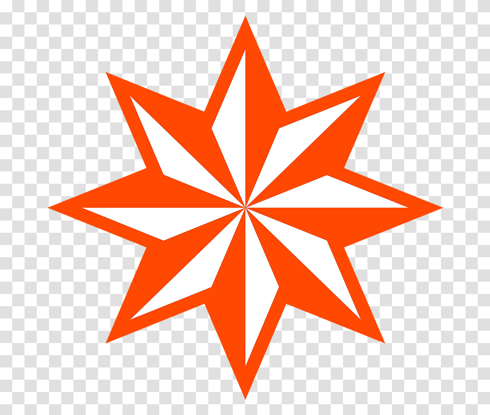 Star Clipart 6 Point Nautical Star, Star Symbol, Cross, Outdoors, Leaf Transparent Png