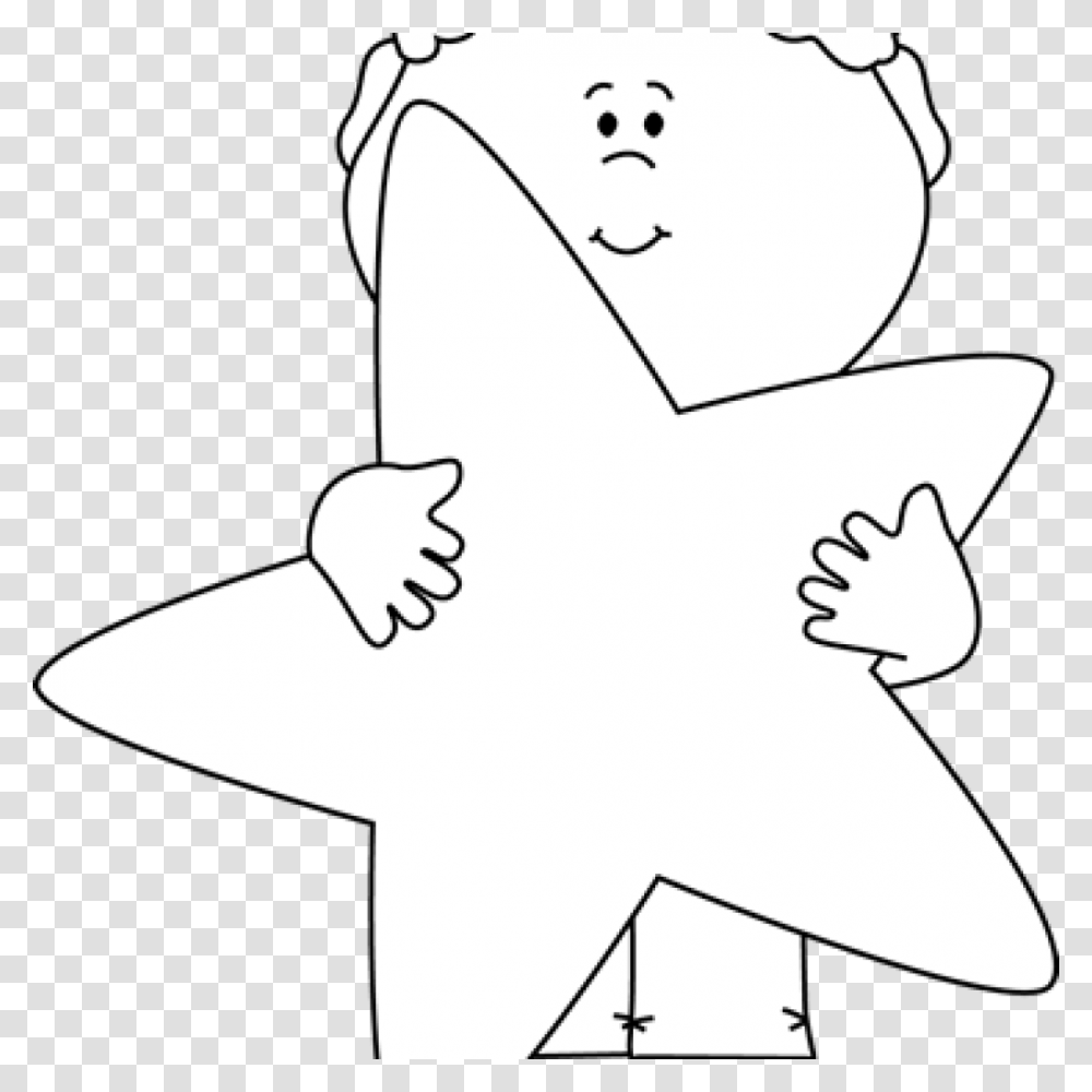 Star Clipart Black And White Clip Art Images Classroom, Star Symbol, Photography, Stencil Transparent Png