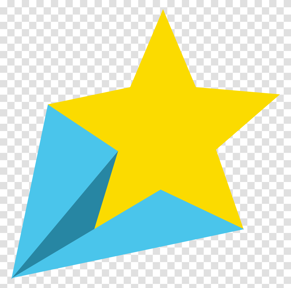 Star Clipart Blue And Yellow Star, Symbol, Star Symbol Transparent Png