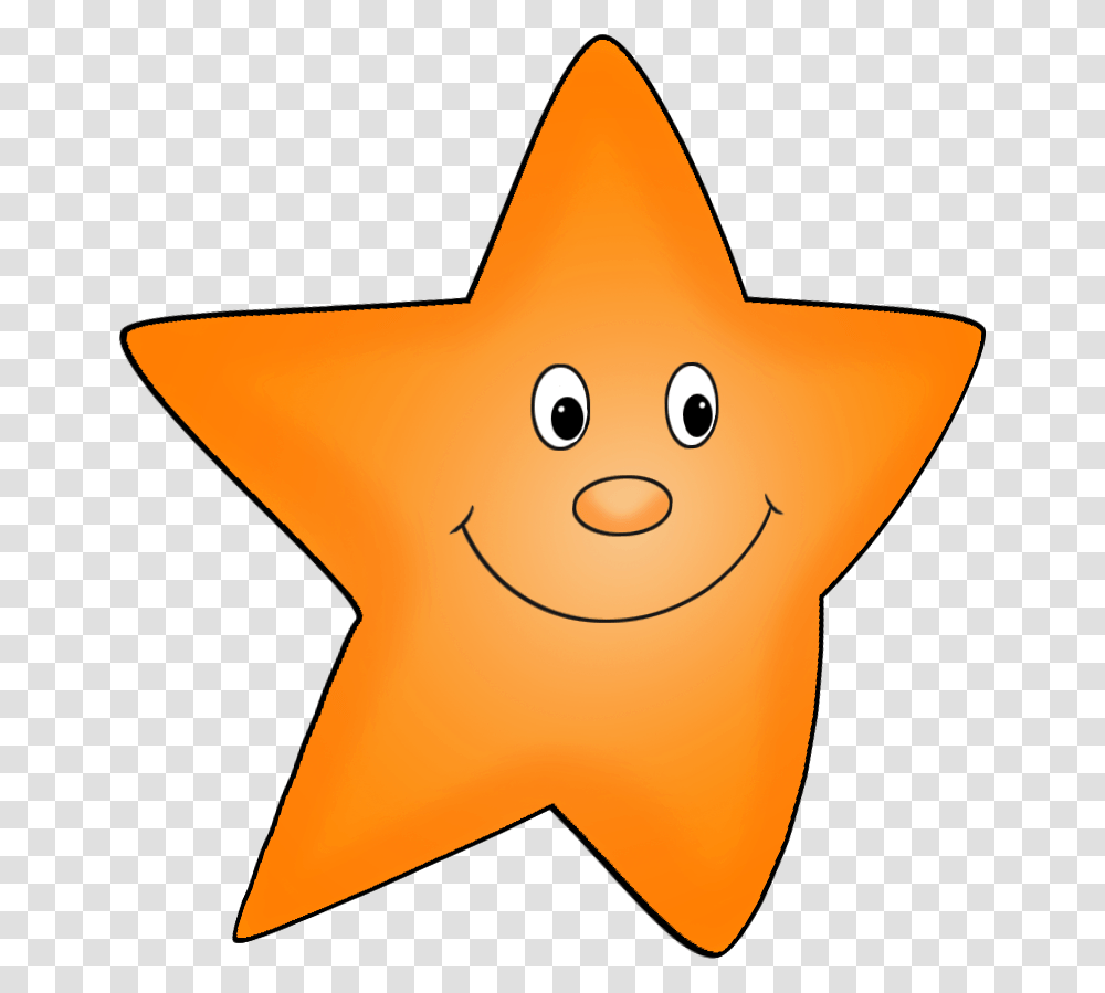 Star Clipart Orange Star Cartoon, Symbol, Star Symbol Transparent Png