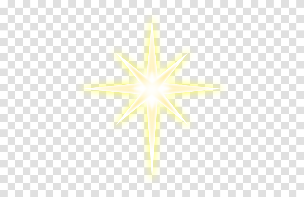 Star Clipart Shining White North Star, Cross, Star Symbol Transparent Png