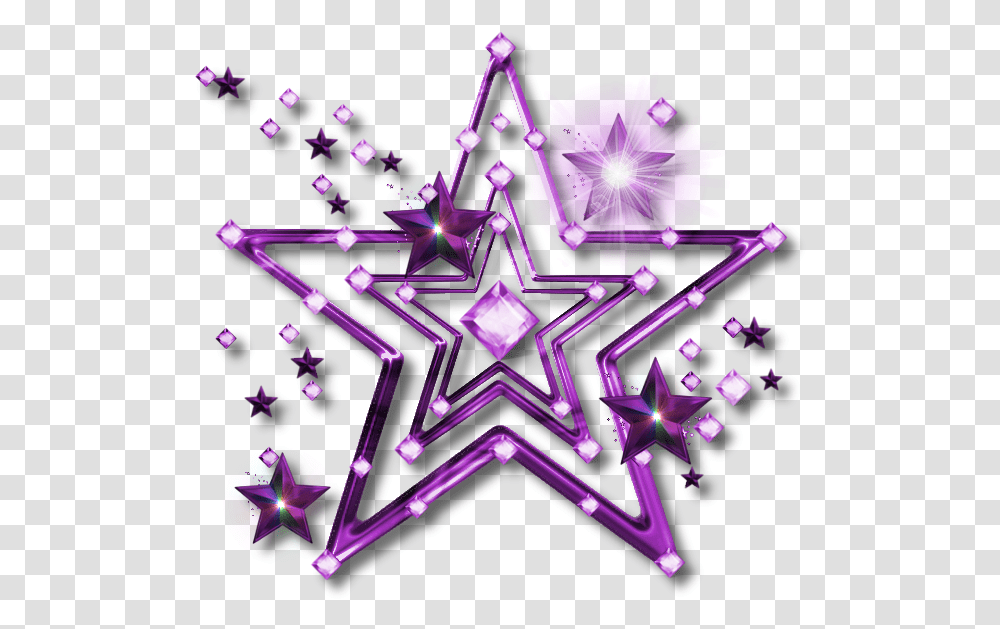 Star Clipart Star Purple, Chandelier, Lamp, Light Transparent Png