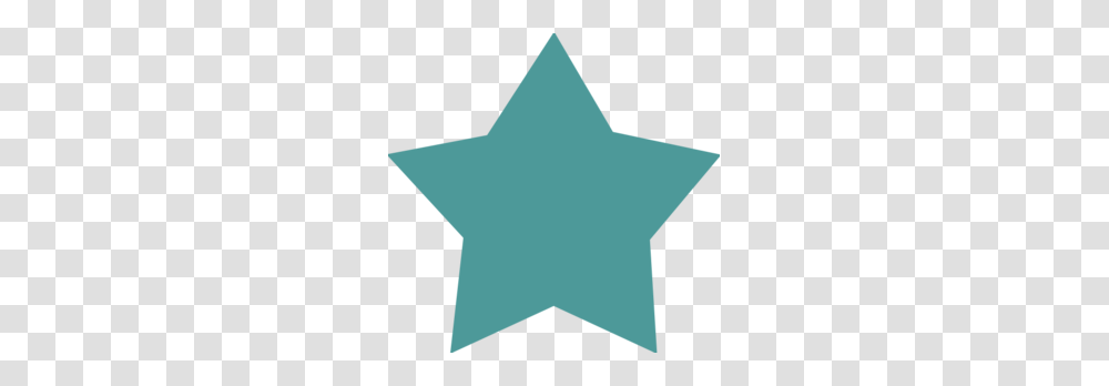 Star Clipart Teal, Star Symbol Transparent Png