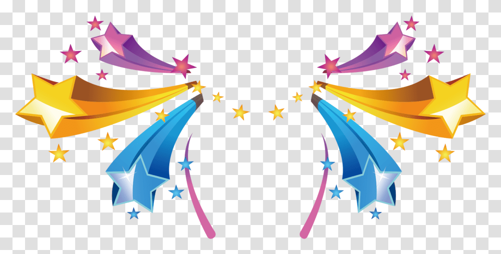 Star Colored Color Light Radiation Stars Clipart Kids Carnival, Purple, Plot, Pattern Transparent Png