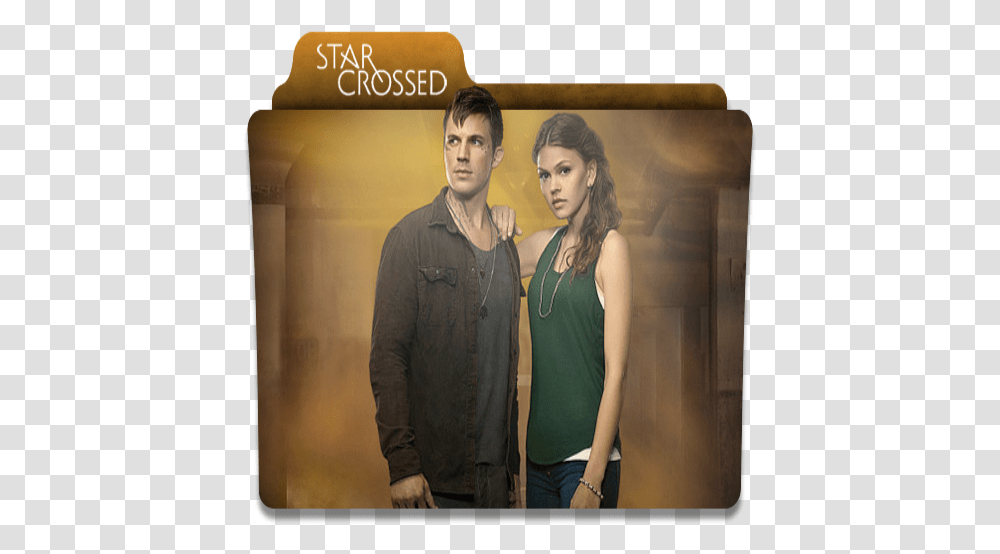 Star Crossed Tv Series Folder Folders Free Icon Of 2014 Dating, Clothing, Person, Pants, Man Transparent Png