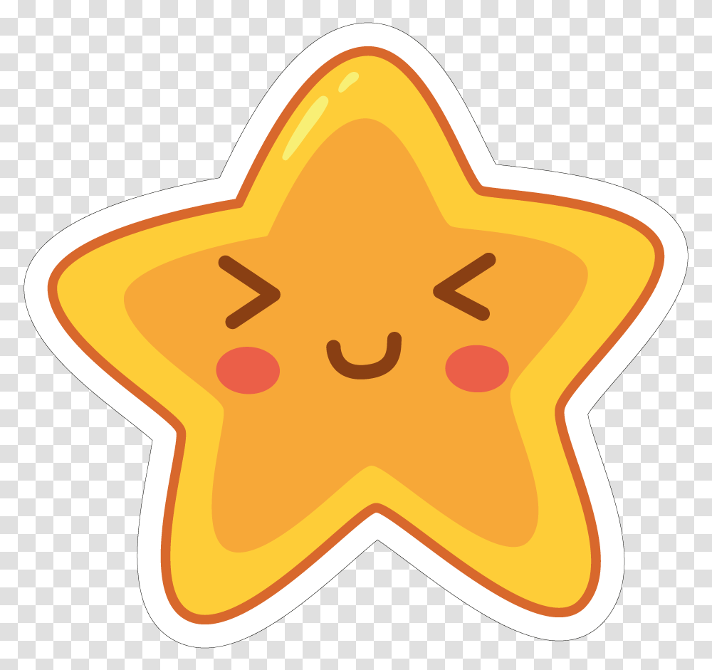 Star Cute 6 Image Star, Star Symbol, Food, Sweets, Confectionery Transparent Png