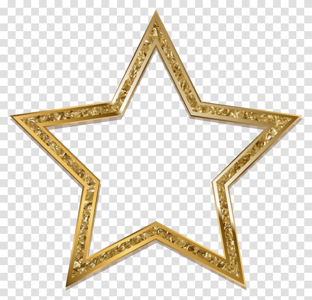 Star Decoration Clip Art Image 4 Star Rating Blue, Star Symbol, Cross, Gold Transparent Png