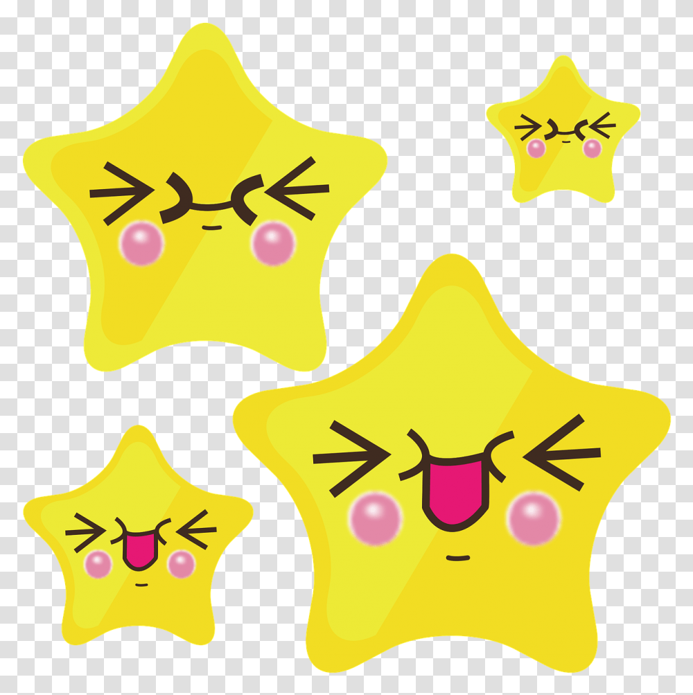 Star Decoration Cute Free Picture, Star Symbol, Cushion, Pillow Transparent Png