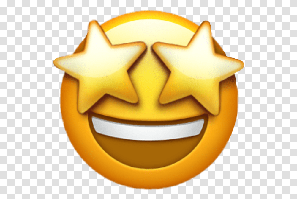 Star Emoji Background Happy Emoji, Gold, Outdoors, Trophy Transparent Png