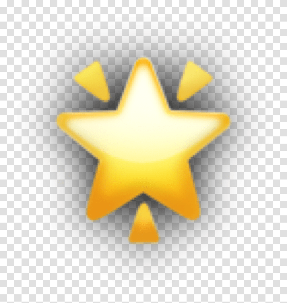 Star Emoji Iphoneemoji Shine Sticker By Language, Symbol, Star Symbol, Cross Transparent Png