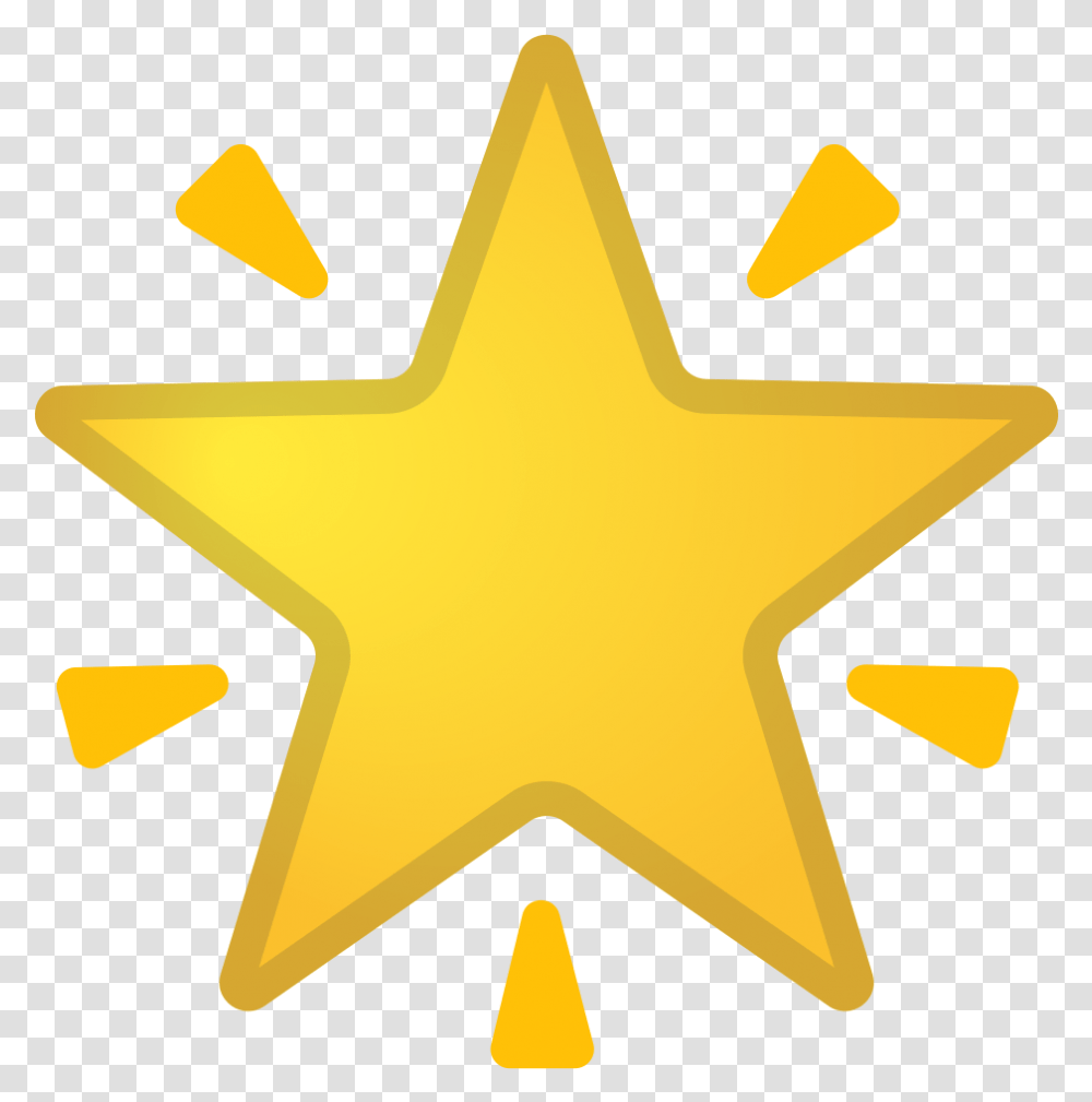 Star Emoji Meaning With Pictures Yellow Star Icon, Symbol, Star Symbol, Gold Transparent Png