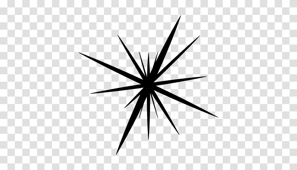 Star Explosion Silhouette, Spider, Invertebrate, Animal, Arachnid Transparent Png