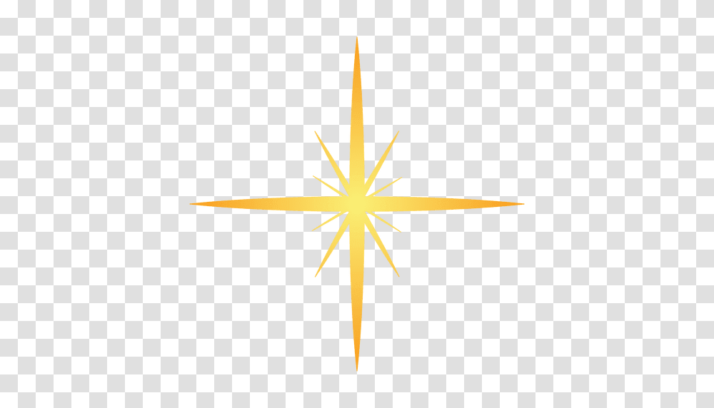 Star Explosion Yellow, Cross, Compass, Star Symbol Transparent Png