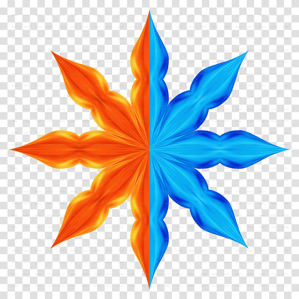Star Fire And Water Affiliate Aff Asterisco Icon Transparent Png