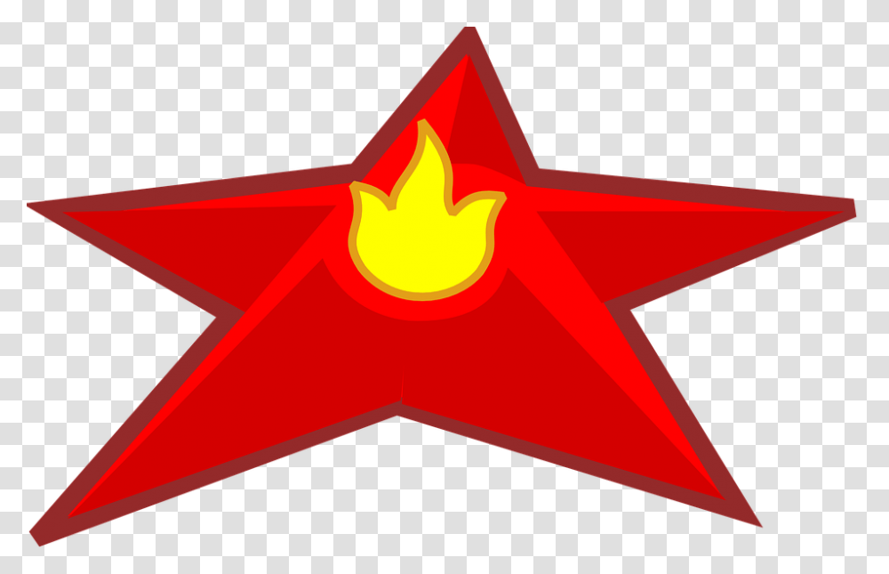 Star Fire Flame 3d Red, Star Symbol Transparent Png