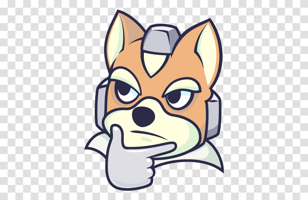 Star Fox 64 Dog Like Mammal Dog Breed Nose Dog Small Star Fox Emoji, Head, Face Transparent Png